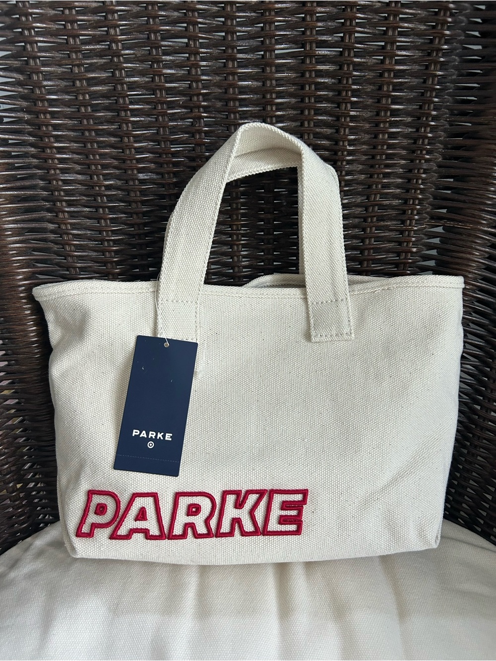 NWT Parke x Target Natural Mini Canvas Tote Bag